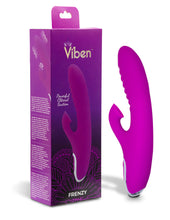 Load image into Gallery viewer, Viben Frenzy Rabbit Vibe W/ Clit Suction Berry

