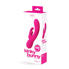 Load image into Gallery viewer, Vedo Kinky Bunny Rechargeable Vibe Pink

