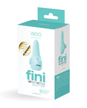 Load image into Gallery viewer, Vedo Fini Rechargeable Bullet Vibe Turquoise

