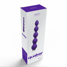 Load image into Gallery viewer, Vedo Quaker Anal Vibe Into You Indigo

