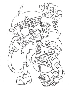 Who Smokes Weed? Coloring Book