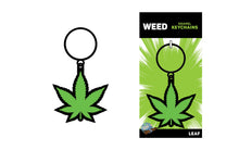 Load image into Gallery viewer, Green Leaf Keychain
