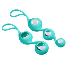 Load image into Gallery viewer, Cloud 9 Health &amp; Wellness Borosilicate Kegel Training Set - Teal

