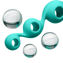 Load image into Gallery viewer, Cloud 9 Health &amp; Wellness Borosilicate Kegel Training Set - Teal
