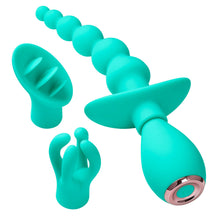 Load image into Gallery viewer, Cloud 9 Health &amp; Wellness Anal Clitoral &amp; Nipple Massager Kit Teal
