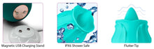 Load image into Gallery viewer, Cloud 9 Health &amp; Wellness Flutter Oral Tongue Stimulator Teal
