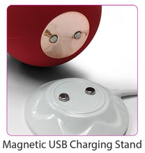 Load image into Gallery viewer, Cloud 9 Health &amp; Wellness Rose Suction Stimulator Red
