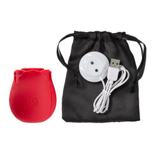 Load image into Gallery viewer, Cloud 9 Health &amp; Wellness Rose Suction Stimulator Red
