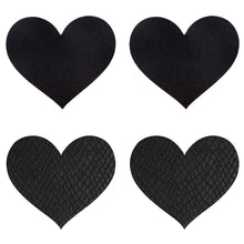 Load image into Gallery viewer, Peekaboo Pasties Classic Black Hearts
