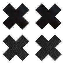 Load image into Gallery viewer, Pasties Classic Black X (peekaboos)
