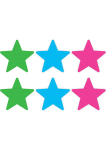 Pasties Neon Star 3pk Asst.
