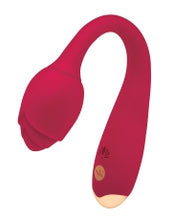 Load image into Gallery viewer, Rosegasm Long Stem Flexi Gspot Vibe Rose
