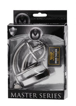 Load image into Gallery viewer, Master Series Captus Stainless Steel Chastity Cage
