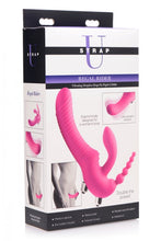 Load image into Gallery viewer, Strap U Regal Rider Vibrating Strapless Strap On Triple G Dildo

