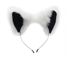 Load image into Gallery viewer, Tailz White Fox Tail &amp; Ears Set
