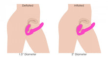 Load image into Gallery viewer, Strap U 10x Evoke Ergo-fit Inflatable &amp; Vibrating Strapless Strap-on
