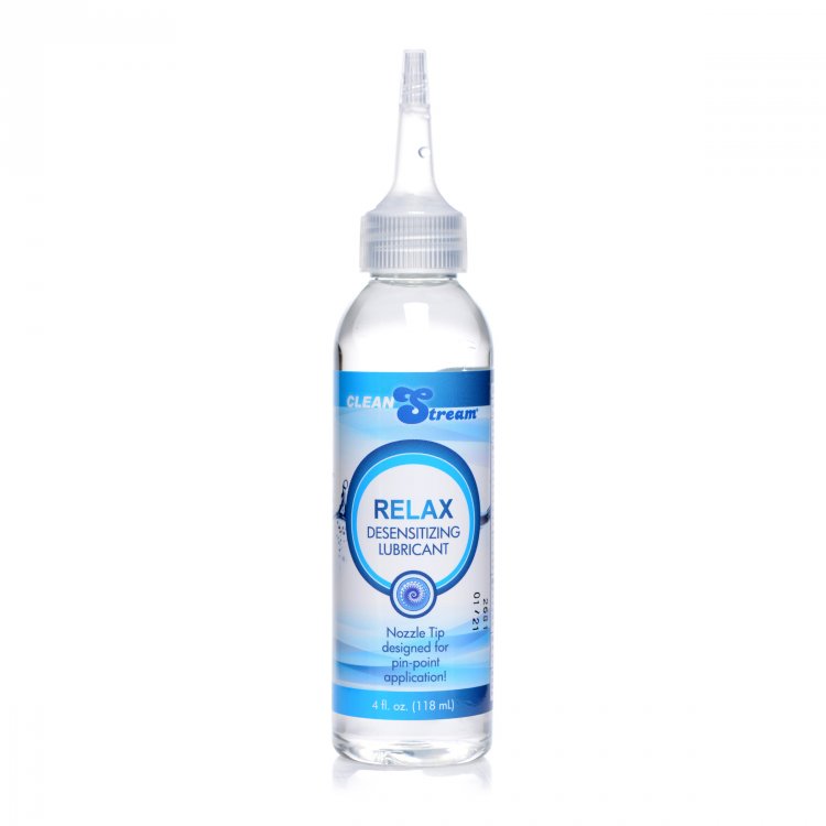Cleanstream Relax Anal Lube Desensitizing W/ Tip 4oz (out Beg Apr)