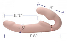 Load image into Gallery viewer, Strap U 10x Evoke Ergo-fit Inflatable &amp; Vibrating Strapless Strap-on Flesh
