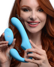Load image into Gallery viewer, Strap U Mighty Rider 10x Vibrating Strapless Strap-on Blue
