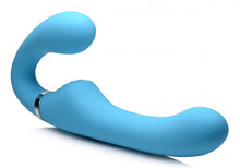 Load image into Gallery viewer, Strap U Mighty Rider 10x Vibrating Strapless Strap-on Blue
