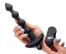 Load image into Gallery viewer, Bang! Vibrating Silicone Anal Beads &amp; Remote Black
