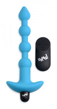 Load image into Gallery viewer, Bang! Vibrating Silicone Anal Beads &amp; Remote Blue

