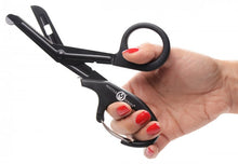 Load image into Gallery viewer, Master Series Snip Heavy Duty Bondage Scissors W/ Clip
