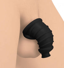 Load image into Gallery viewer, Master Series Dark Chamber Silicone Chastity Cage
