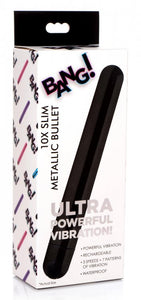 Bang! 10x Slim Metallic Bullet Black