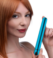 Load image into Gallery viewer, Bang! 10x Slim Metallic Bullet Blue
