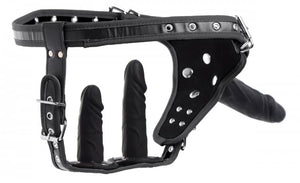 Strict Double Penetration Strap On Harness