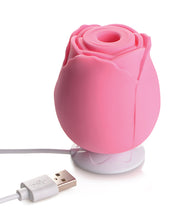 Load image into Gallery viewer, Bloomgasm Wild Rose 10x Pink Suction Clit Stimulator
