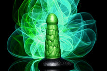 Load image into Gallery viewer, Creature Cocks Radioactive Reptile Thick Scaly Dildo

