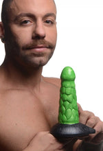 Load image into Gallery viewer, Creature Cocks Radioactive Reptile Thick Scaly Dildo

