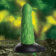 Load image into Gallery viewer, Creature Cocks Radioactive Reptile Thick Scaly Dildo
