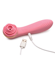 Load image into Gallery viewer, Bloomgasm Passion Petals Suction Rose Vibrator Pink
