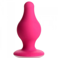 Load image into Gallery viewer, Squeeze-it Tapered Anal Plug Pink Small
