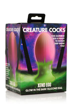 Load image into Gallery viewer, Creature Cocks Xeno Egg Glow In The Dark Silicone Egg
