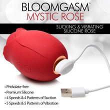 Load image into Gallery viewer, Bloomgasm Mystic Rose Sucking &amp; Vibrating Silicone Rose
