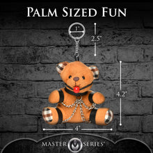 Load image into Gallery viewer, Master Series Gagged Teddy Bear Keychain

