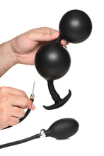 Load image into Gallery viewer, Master Series Ass Rattler Weighted Inflatable Anal Plug
