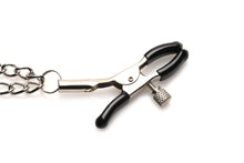 Load image into Gallery viewer, Master Series Daggers Double Chain Nipple Clamps
