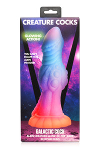 Creature Cocks Galactic Cock Alien Glow In The Dark Dildo