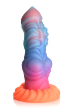 Load image into Gallery viewer, Creature Cocks Alien Invader Glow In The Dark Dildo
