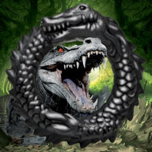 Load image into Gallery viewer, Creature Cocks Black Caiman Cock Ring
