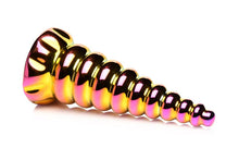 Load image into Gallery viewer, Creature Cocks Twilight Rainbow Glass Dildo
