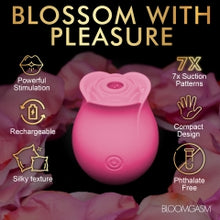 Load image into Gallery viewer, Bloomgasm The Perfect Rose Clit Stimulator Pink
