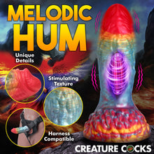 Load image into Gallery viewer, Creature Cocks Rainbow Phoenix Vibrating Silicone Dildo

