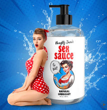Load image into Gallery viewer, Ss Naughty Janes Sex Sauce Natural Lube 16 Oz
