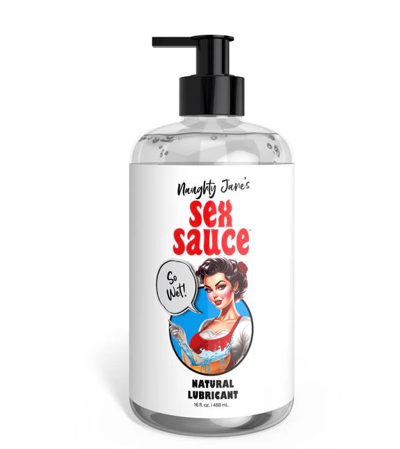 Ss Naughty Janes Sex Sauce Natural Lube 16 Oz